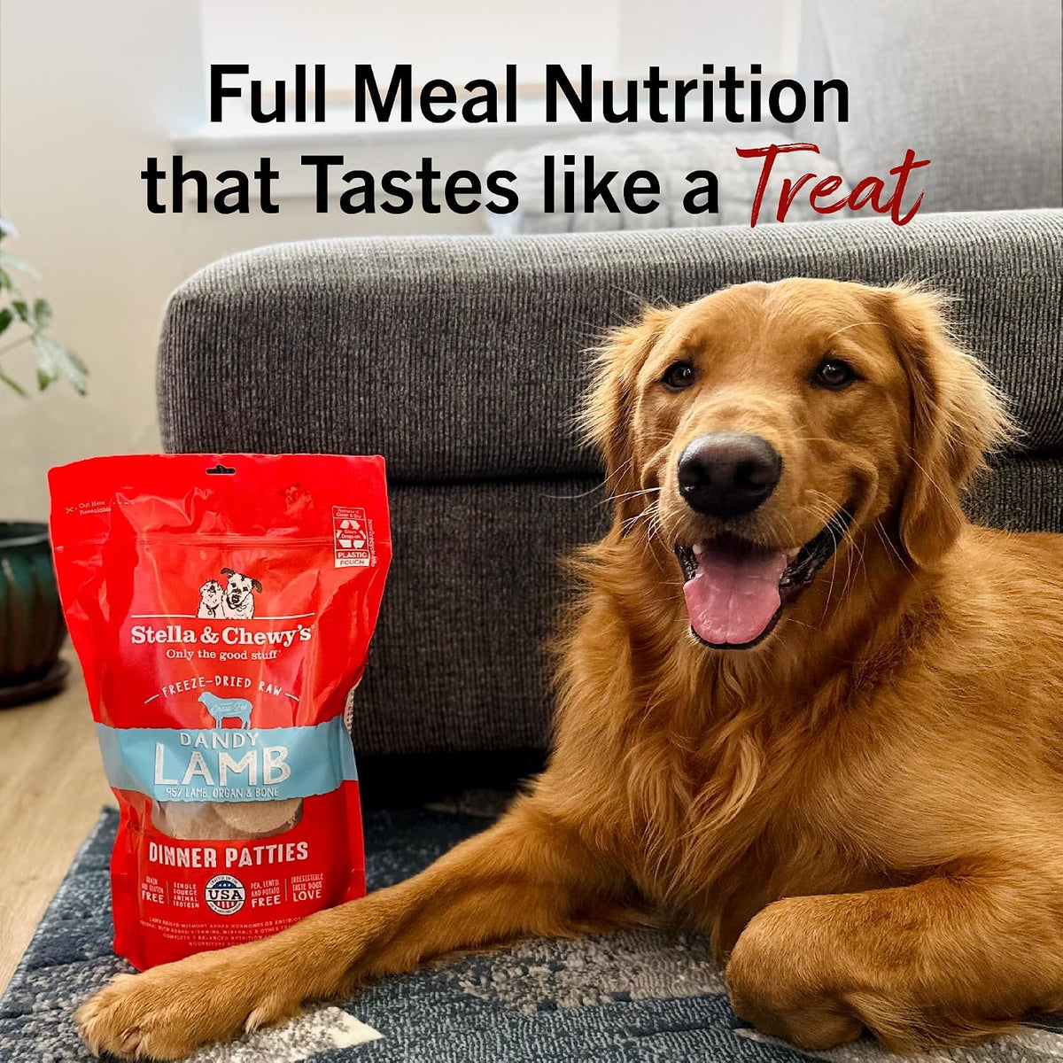 Stella & Chewy's Freeze-Dried Raw Dinner Patties - Dandy Lamb Recipe - High Protein Grain-Free Puppy & Dog Food - Perfect For Picky Eaters - 25 oz - Image 11