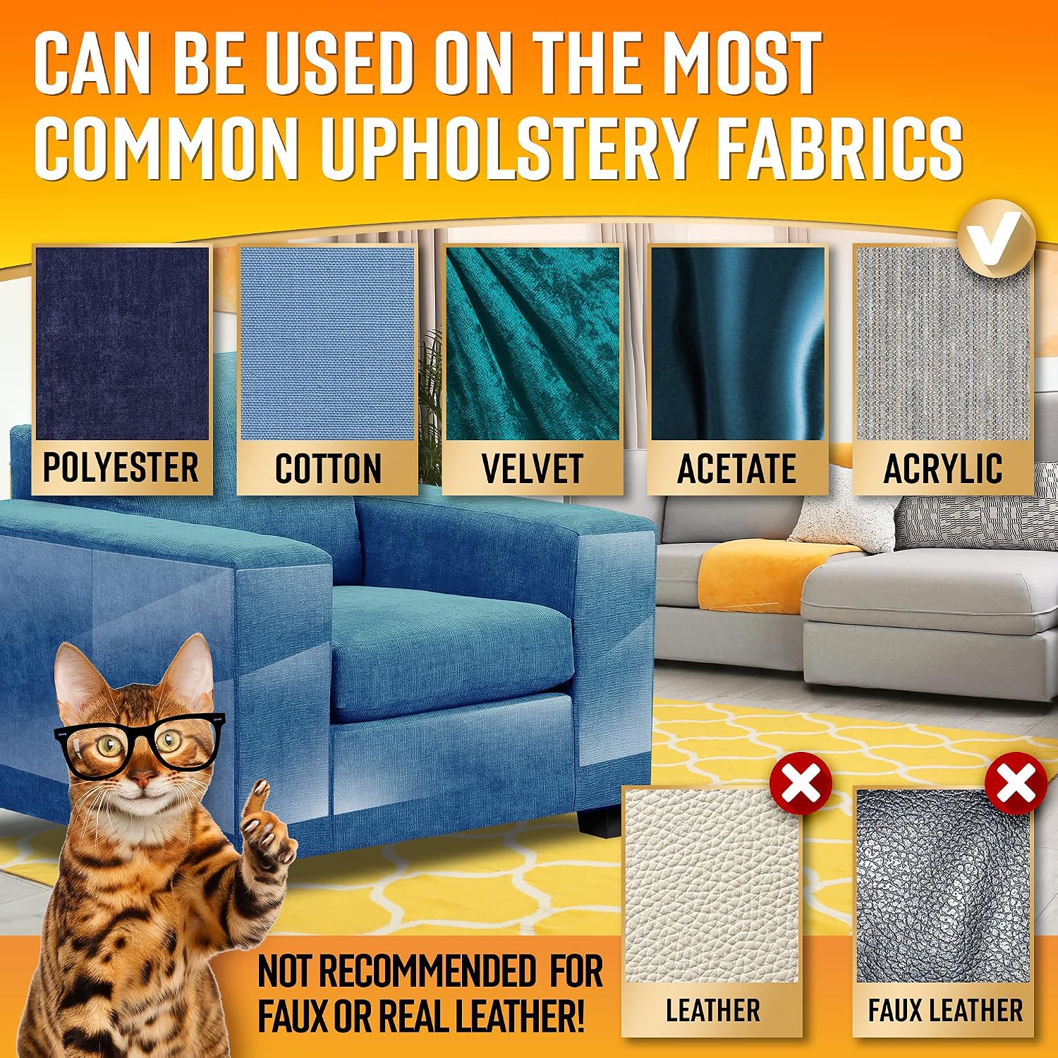 Application of furniture protection sheets using included pins