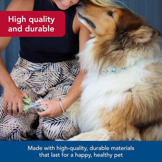 Ergonomic non-slip handle of Coastal Pet dog nail trimmer
