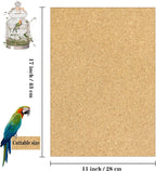 Close up of textured sea sand surface on bird cage liner