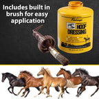 Authentic Fiebing's horse hoof oil for dry and split hoof maintenance