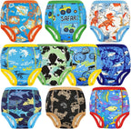 Flyish Direct MooMoo Baby training underwear 10 pack front view showcasing colourful toddler prints.