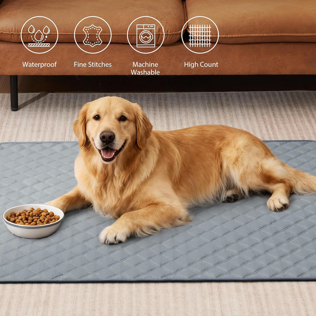 Two pack Eterish washable puppy training mats