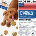 Petsology authentic imported pet vitamins and supplements container highlighting premium USA sourcing.