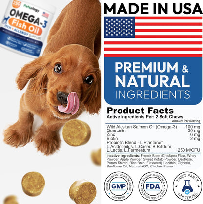 Petsology authentic imported pet vitamins and supplements container highlighting premium USA sourcing.