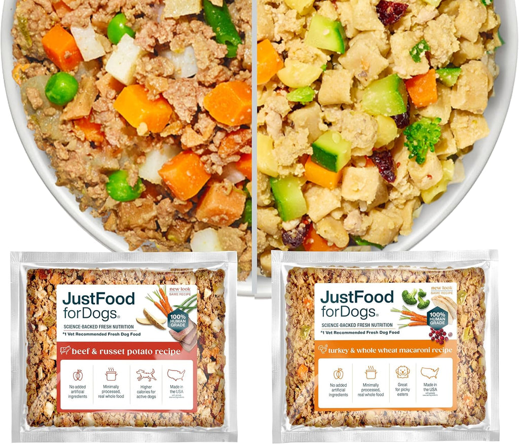 Just Food for Dogs Frozen Fresh Dog Food Toppers and Meals, Human Grade, Balanced Fresh Pet Meal or Topper, No Preservatives, Limited Ingredient Recipe, Beef and Turkey 5.5 oz - 18 Pack - Image 12