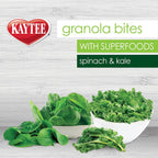 Kaytee Granola Bites pouch showing clear window display