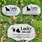 Zatanmulo Personalized Pet Memorial Stone, Garden Memorial Stone Personalized, Cat Headstone, Cat Tombstone, Memorial Plaque Outdoor, Garden Stepping Stone (Cat) - Image 12