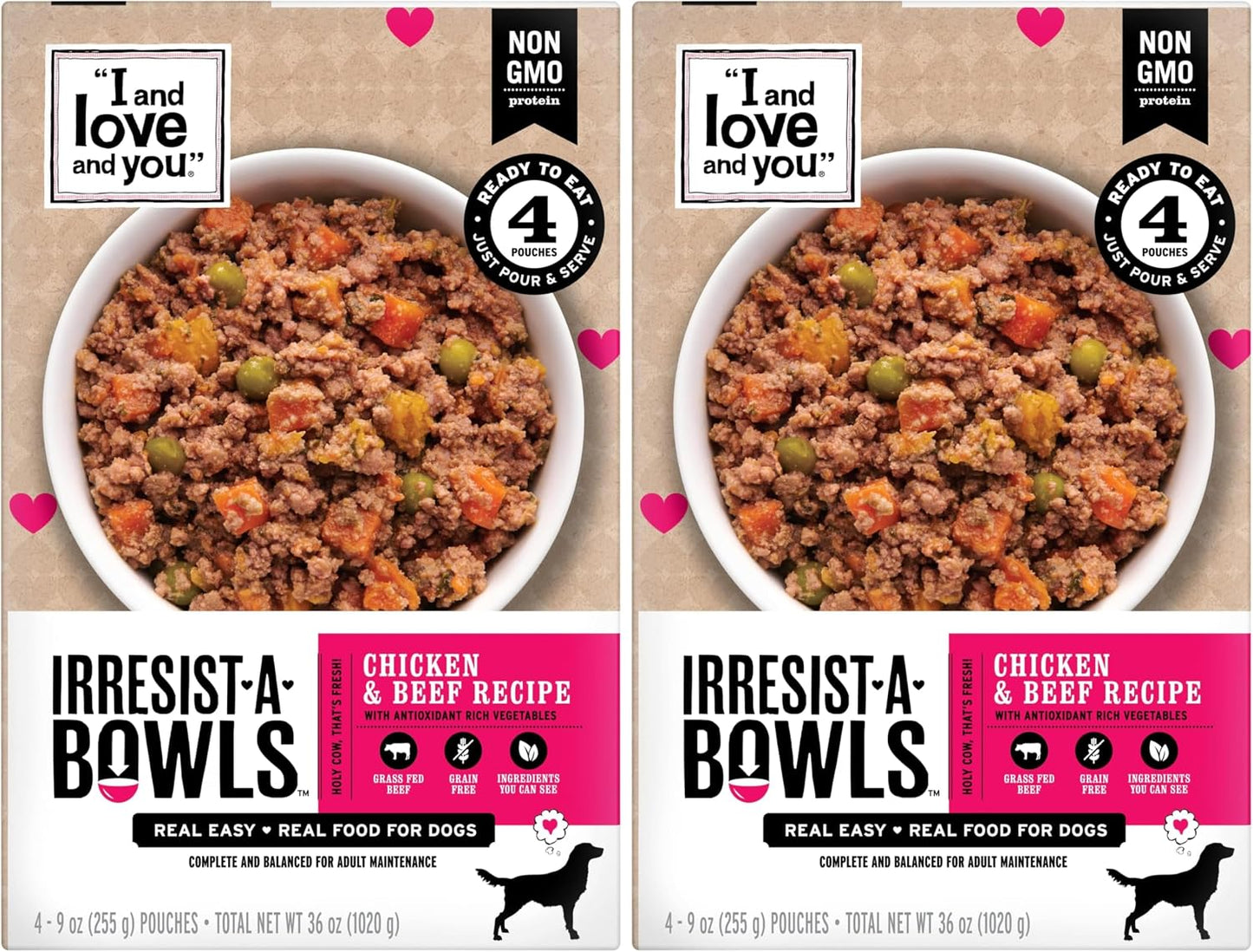 Premium USA imported dog food meal enhancer pouch