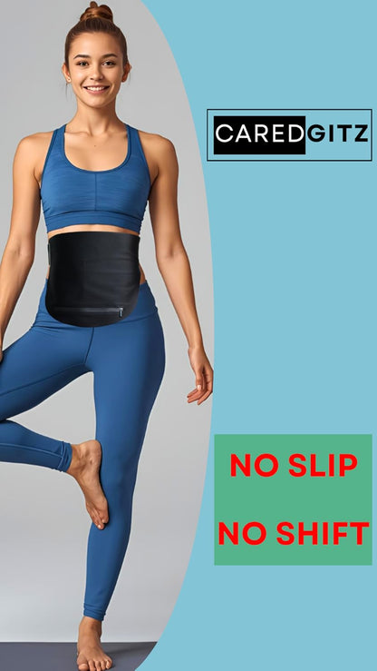 Adjustable Caredgitz stoma belt for active men and women