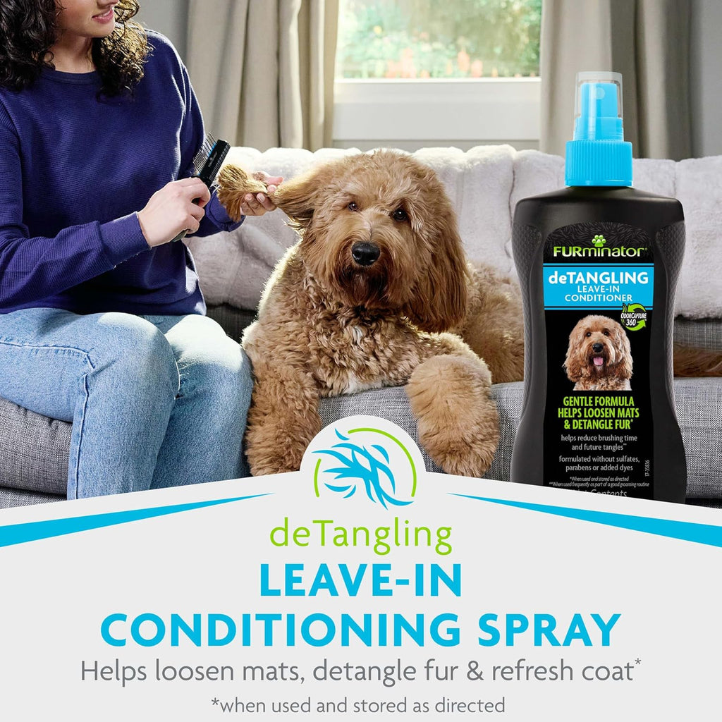 USA imported FURminator detangling spray for doodles and puppies