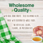 Back of Nylabone Healthy Edibles packaging showing ingredients