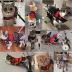 Tosphu cat wheelchair soft harness comfort padding