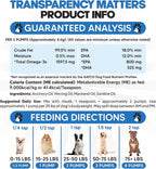 Close up of Planopaws non GMO omega 3 supplement for canine heart and brain health.