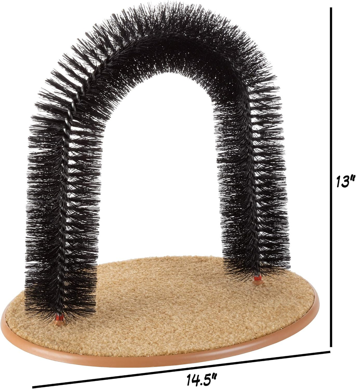 Petmaker cat scratcher carpet base angle view