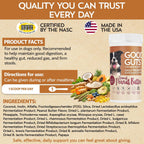 Authentic Fidobiotics Medium Mutts daily gut wellness formula on white background.