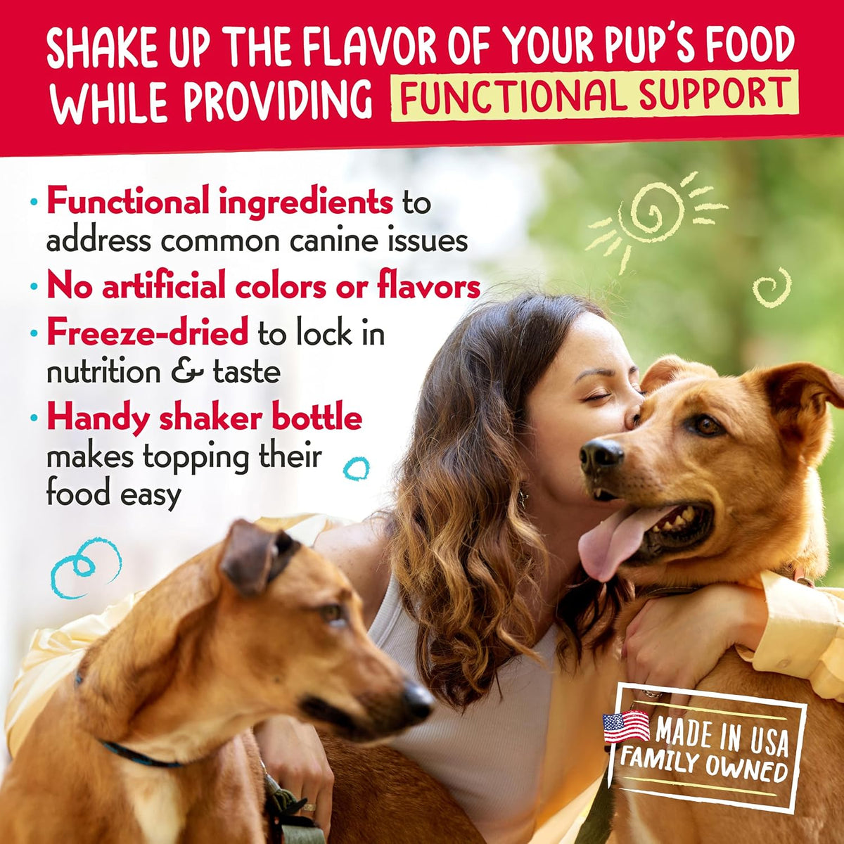 Grain free limited ingredient salmon dog food topper back panel
