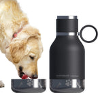 Asobu Buddy Bottle a Stainless Steel Insulated Water Bottle for with Removable Dog Water Bowl and Dog Food and Treat Storage Bowl (Midnight Marble, 37 oz Water Bottle with Bowl) - Image 13