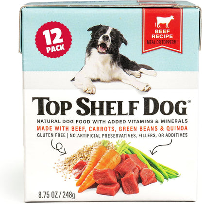 Fresh Dog Food, All Natural Complete Meal or Kibble Topper, Shelf Stable Premade Wet Recipe with Added Vitamins & Minerals for Picky Eaters Puppies Seniors (Chicken 6 x 8.75oz Cartons) - Image 14