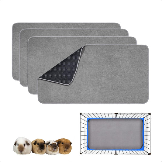 Ginidear guinea pig cage liner 4 pack front view