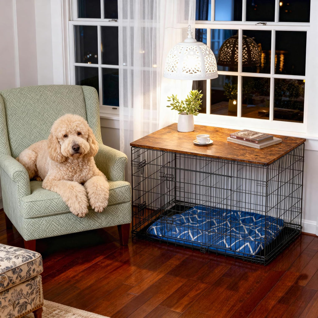 Removable wooden side table top for thirty six inch pet cages