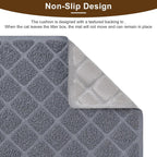 Waterproof non slip cat litter trapping pad protecting indoor flooring