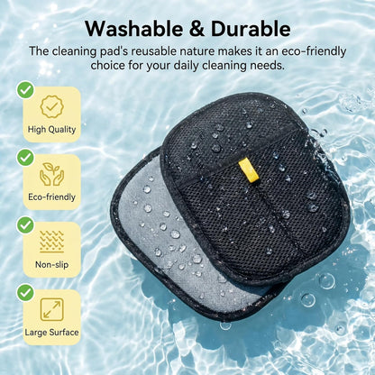 Kidelle & Co. pet hair catcher mitt removing cat fur from car seats and clothing
