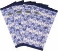 Tackmore horse fly boots front view purple waves mesh leggings set of four