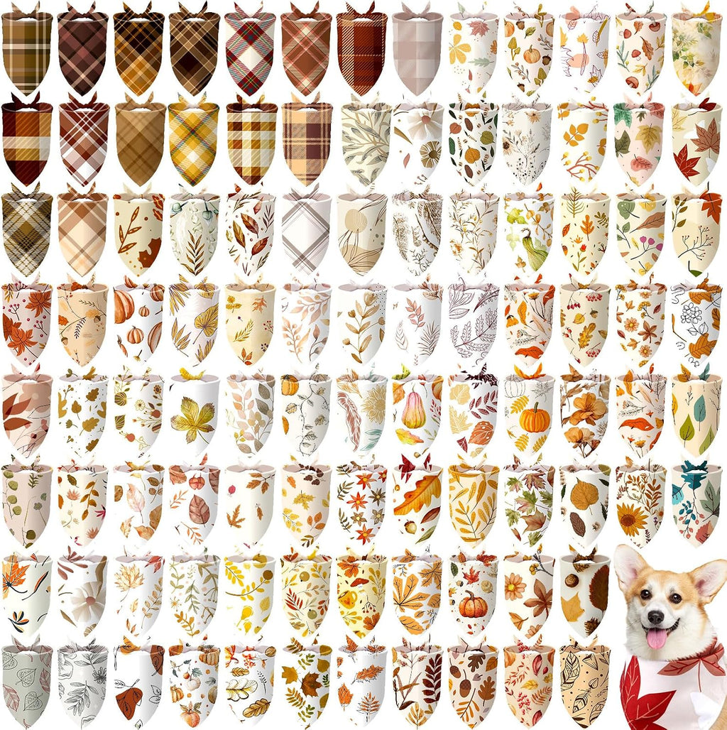 Huhumy 30 Pcs Adopt Me Dog Bandanas Bulk Pet Bibs Colorful Triangle Scarf Pet Adopt Me Bandanas for Medium Large Dogs Birthday Adoption Grooming Costume Decor - Image 13