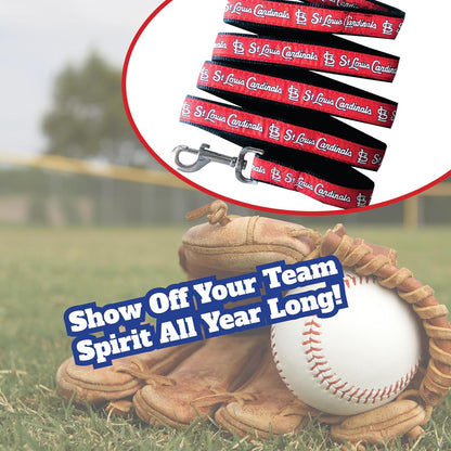 Sturdy nylon texture and team branding on Pets First dog leash