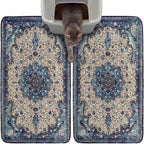 USA imported Hompet double mat set protecting home floor from litter tracks