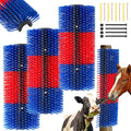 Yiyiring 3 pack livestock scratching brush front view