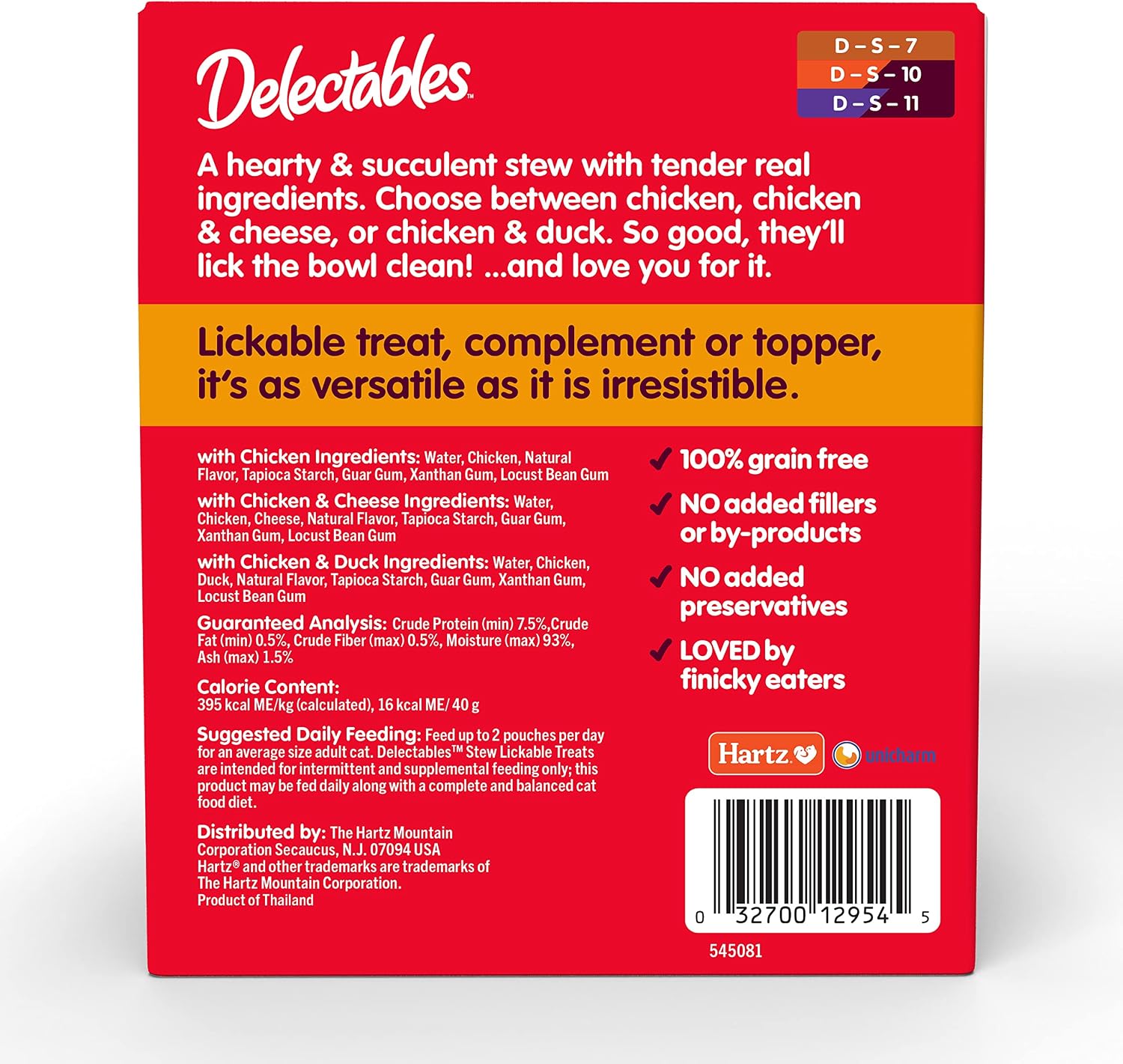 Multi flavor chicken and duck stew cat treat hydration snack