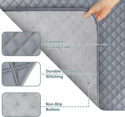 Non-slip waterproof backing of Eterish pet training pad