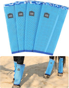 Tackmore Horse Fly Boots with Patterned Fleece Trim, Reduce Rubbing Fly Boots of 4 Summer Protective Leg Boots - Image 10
