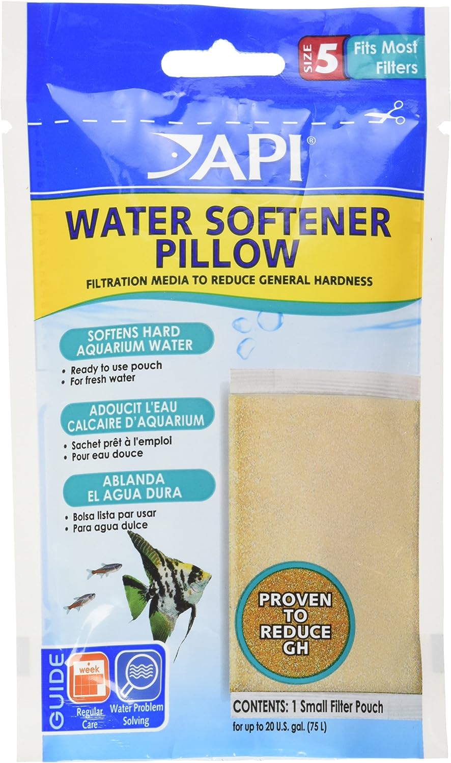 API Water Softener Pillow front view packaging