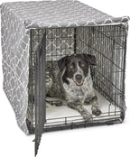 MidWest Homes for Pets Small Dog Crate Cover Featuring Teflon Fabric Protector, Poly-Cotton Privacy Kennel Cover Fits Most 24-inch Crates, Pink Designer Print, Machine Washable, Reduces Barking - Image 13