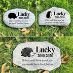 Zatanmulo Personalized Pet Memorial Stone, Garden Memorial Stone Personalized, Cat Headstone, Cat Tombstone, Memorial Plaque Outdoor, Garden Stepping Stone (Cat) - Image 9