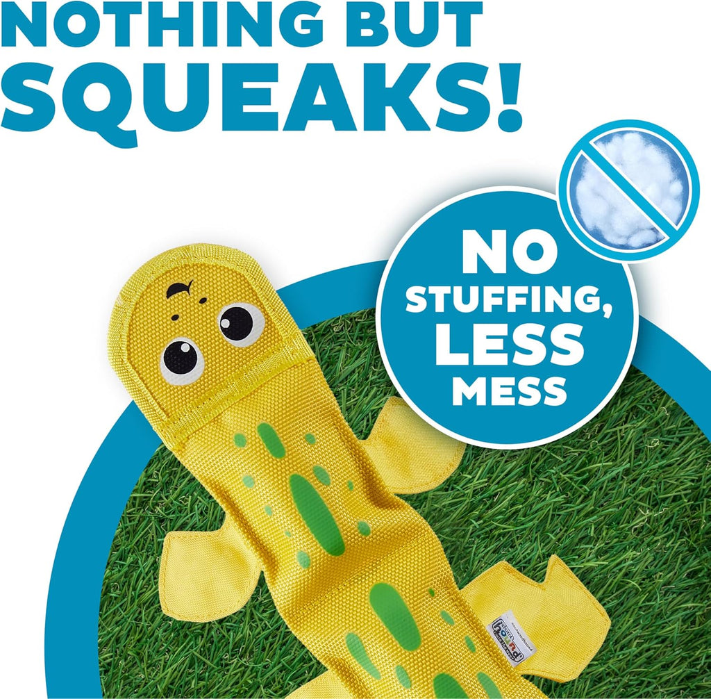 Invincible squeaker dog toy design by Outward Hound
