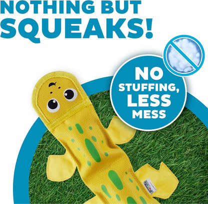 Invincible squeaker dog toy design by Outward Hound