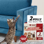 Panther Armor Furniture Protector, 8-Pack, Heavy Duty Anti-Scratch Cat Couch Protector, Transparent - Image 12