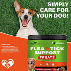 Beloved Pets chicken flavored defense chewables for dogs weight dosage guide label
