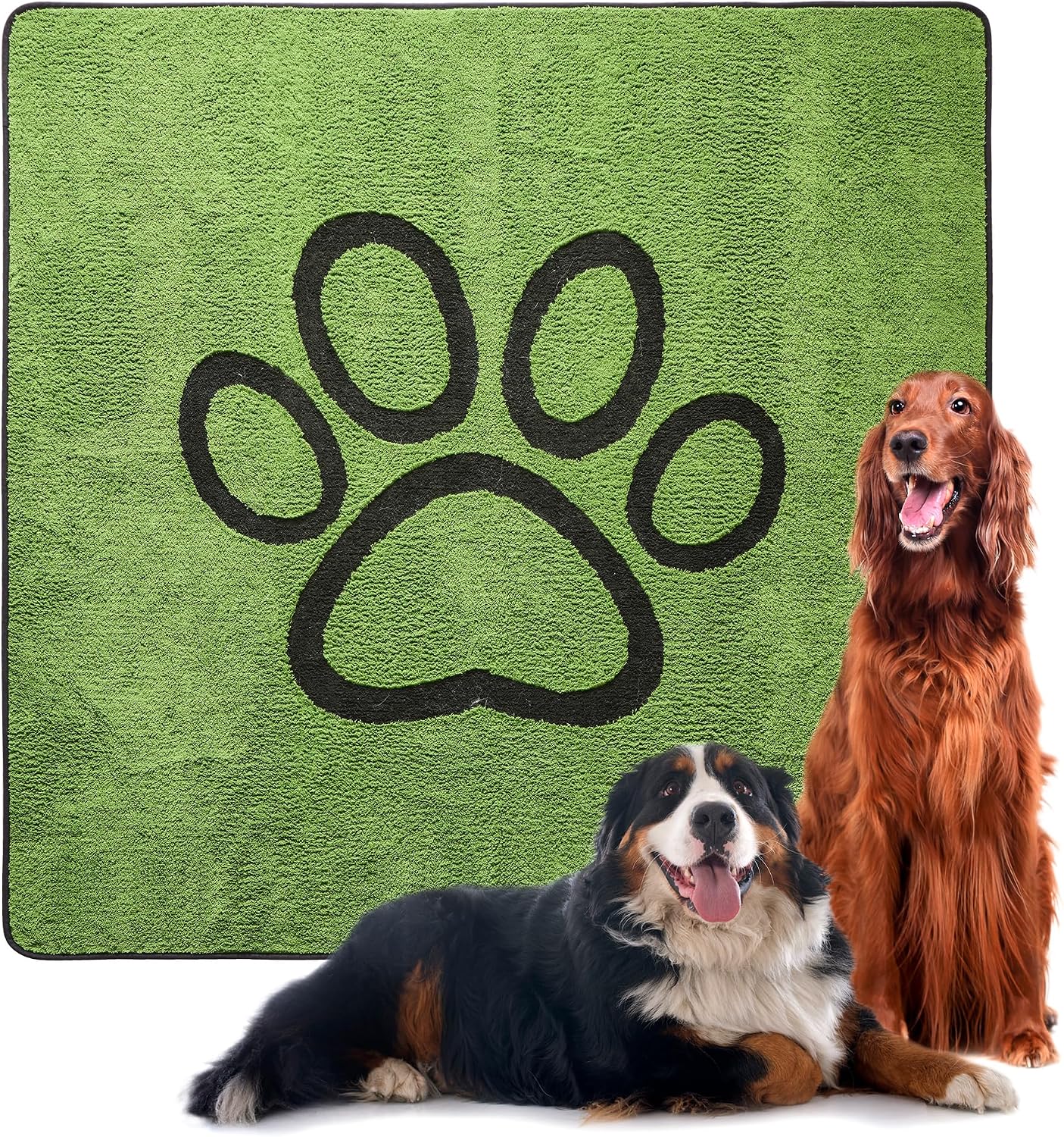 Qeils Reusable Dog Pee Pads, 2 Pack Super Absorbent & Leakproof Washable Puppy Pads with Soft Green Top Layer, for Potty Training, Crates, Couch, Car Seats & Pet Beds, 18"x24" - Image 9