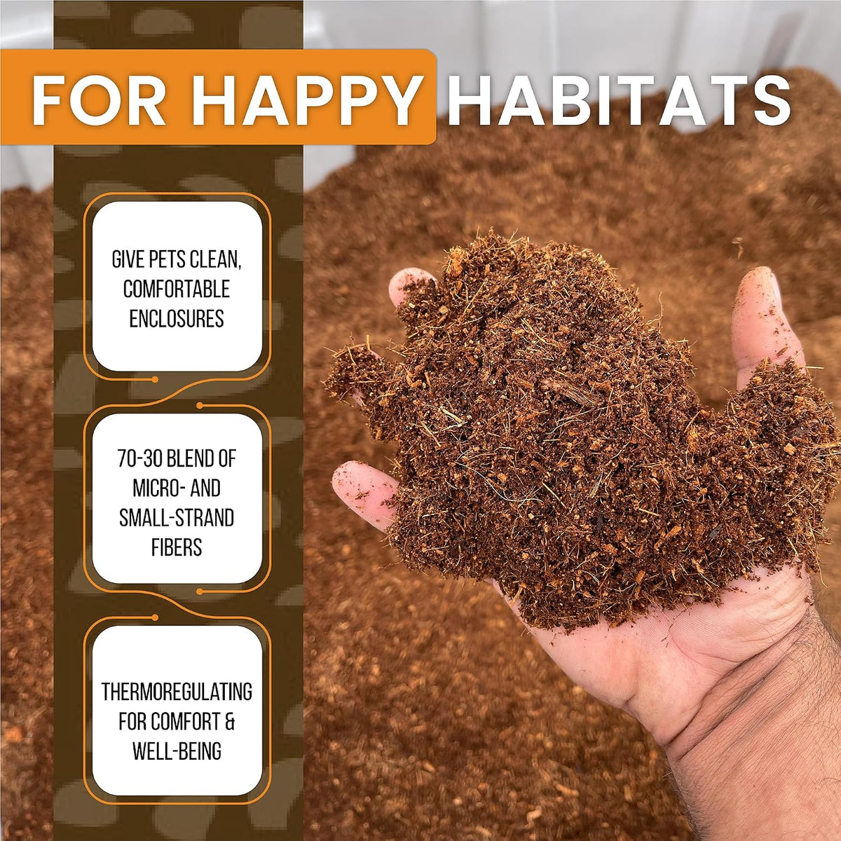 Reptichip reptile bedding bag packaging details