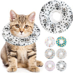 Soft Cat Cone Collar, Cute Cat Recovery Collar Suitable for Small, Medium, Large Cats,Elizabethan Neck Collar for Cats After Surgery (Orange, Small) - Image 9