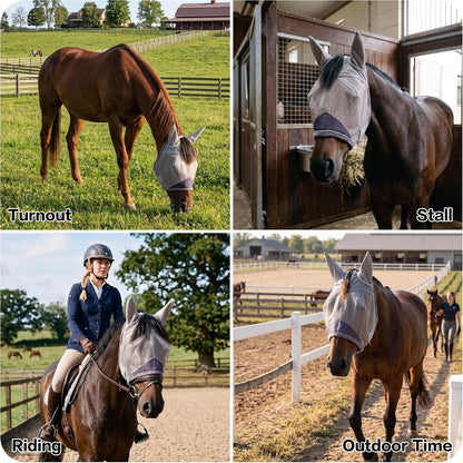 High quality fabric texture of horse fly mask