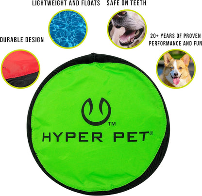 Hyper Pet Flippy Flopper dog toy in packaging
