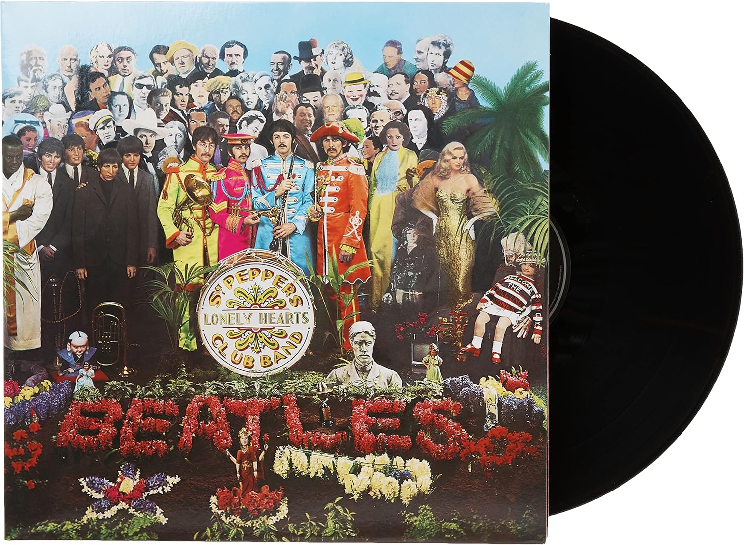The Beatles psychedelic masterpiece Sgt Peppers Lonely Hearts Club Band 2017 mix tracklist reverse cover view