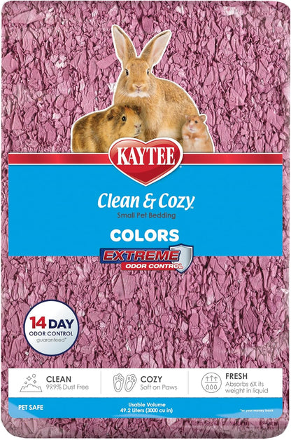 Kaytee Clean & Cozy Colors, Small Animal Bedding with Extreme Odor Control, Kaleidoscope, 24.6 Liters - Image 12