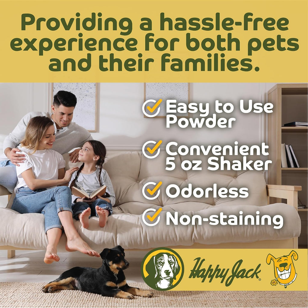 Happy Jack flea and tick treatment for puppies over twelve weeks old